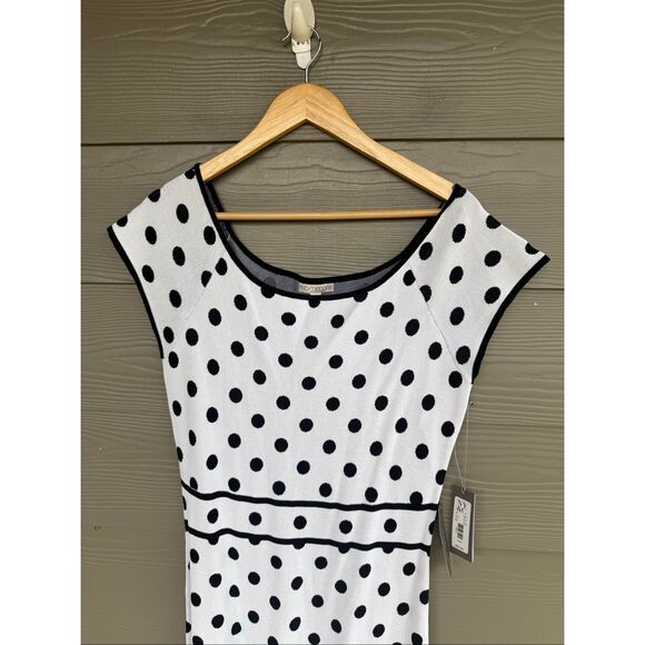 New York & Co NWT polka dot midi dress - Picture 3 of 6
